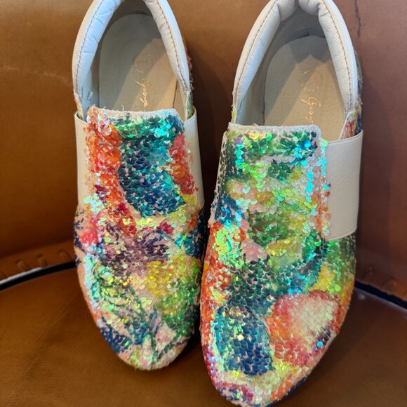 George J Love sequin sneakers size 38 - Picture 6 of 6